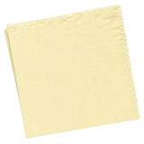 pañuelo de bolsillo saten amarillo vainilla