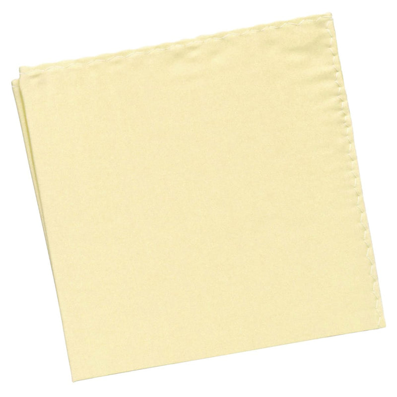 pañuelo de bolsillo saten amarillo vainilla