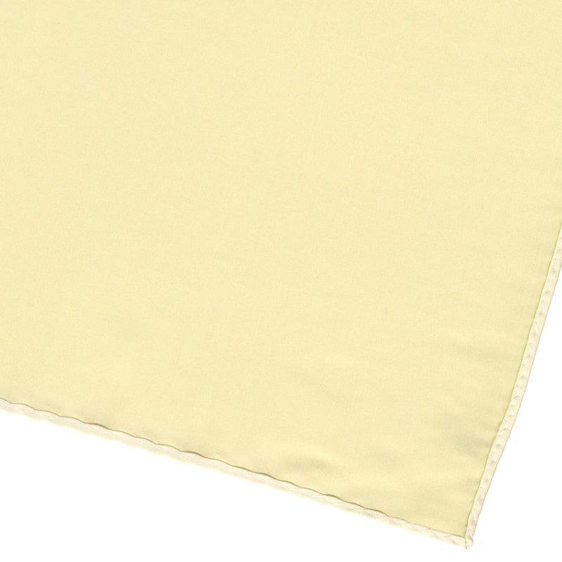 pañuelo de bolsillo saten amarillo vainilla