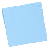 pañuelo de bolsillo saten azul celeste