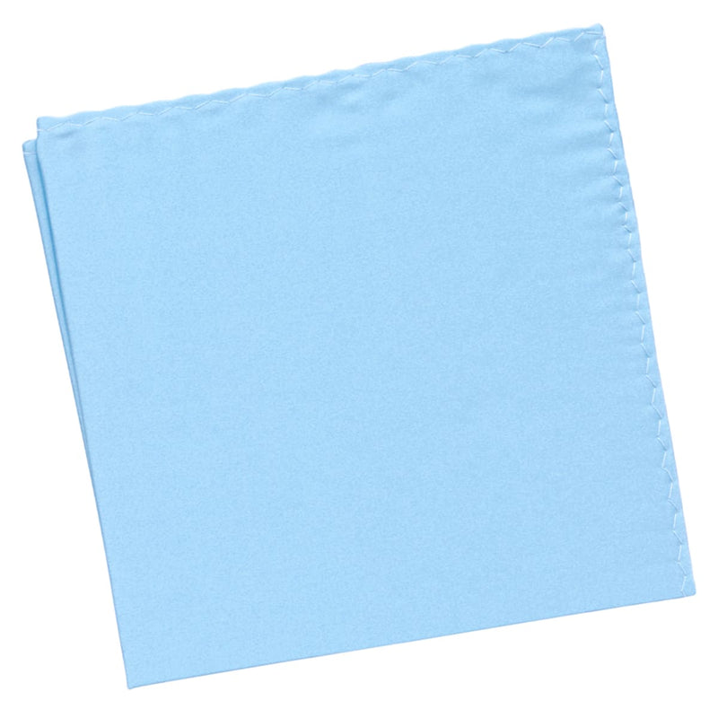 pañuelo de bolsillo saten azul celeste