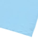 pañuelo de bolsillo saten azul celeste