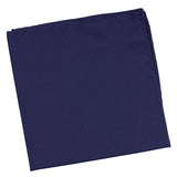 pañuelo de bolsillo saten azul marino