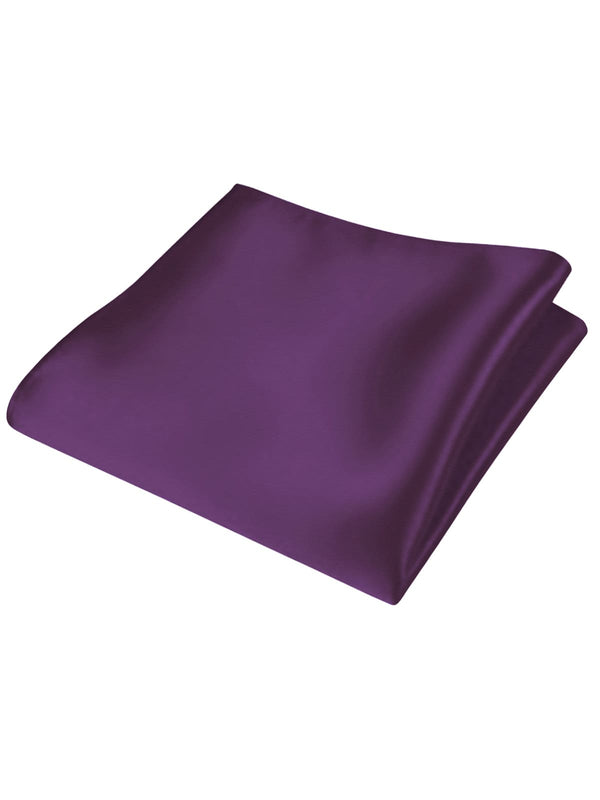 pañuelo de bolsillo saten morado