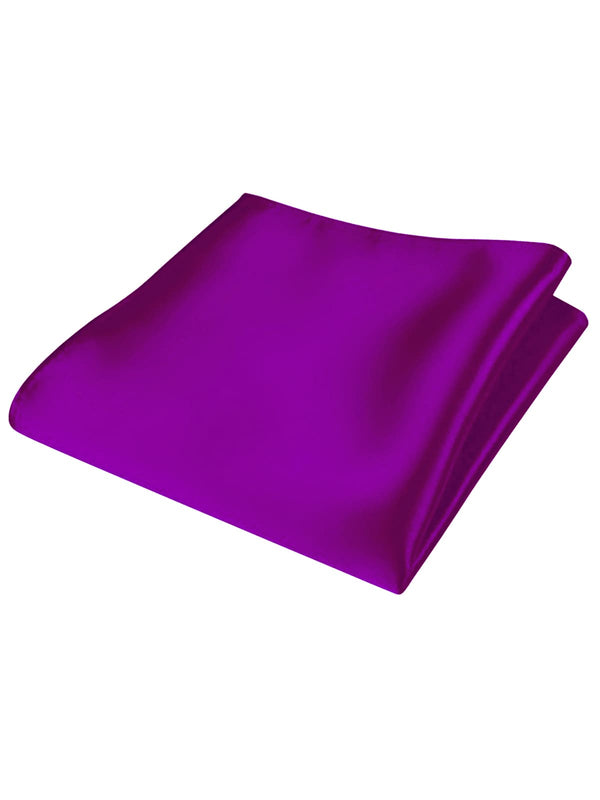 pañuelo de bolsillo saten purpura