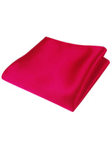 pañuelo de bolsillo saten rojo cereza