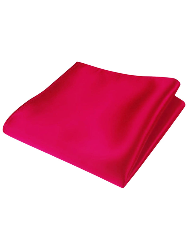 pañuelo de bolsillo saten rojo cereza