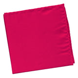 pañuelo de bolsillo saten rojo cereza