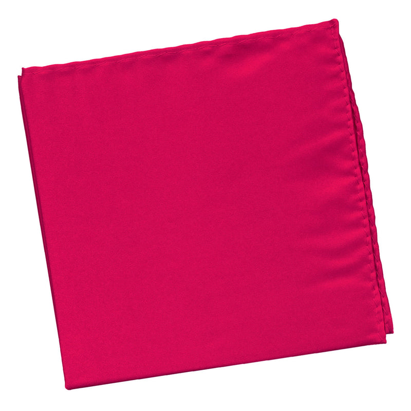 pañuelo de bolsillo saten rojo cereza