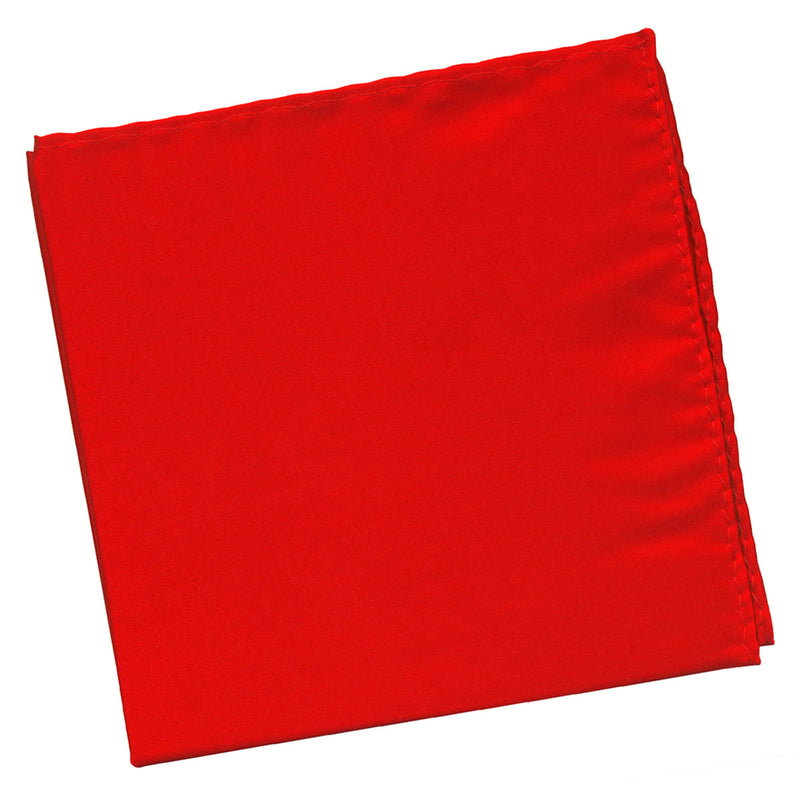 pañuelo de bolsillo saten rojo pasion