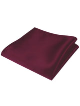 pañuelo de bolsillo saten rojo vino