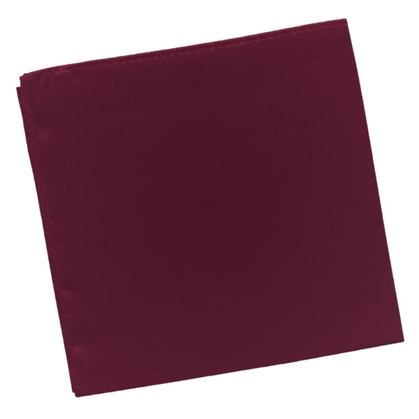 pañuelo de bolsillo saten rojo vino