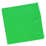 pañuelo de bolsillo saten verde fluor