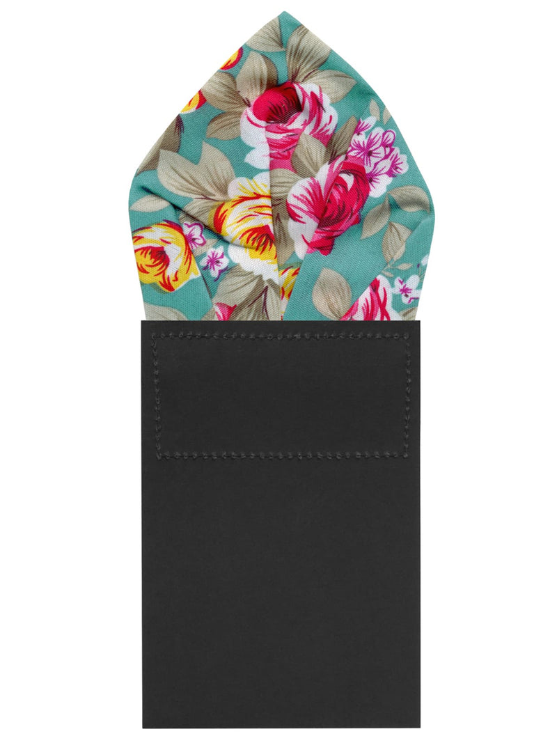 carton pañuelo bolsillo azul bondi flores