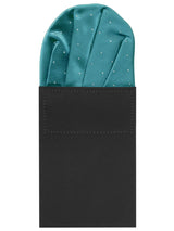 carton pañuelo bolsillo azul bondi topitos plata