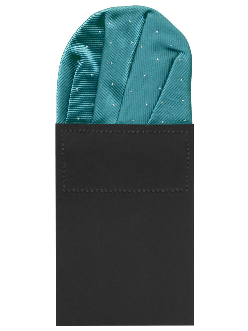 carton pañuelo bolsillo azul bondi topitos plata