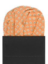 carton pañuelo bolsillo naranja florecillas
