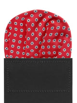 carton pañuelo bolsillo rojo florecillas