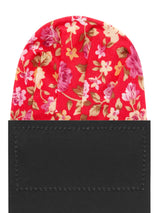 carton pañuelo bolsillo rojo flores