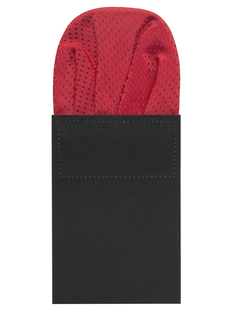 carton pañuelo de bolsillo rojo topos