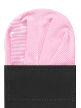 carton pañuelo bolsillo rosa topitos plata