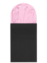 carton pañuelo bolsillo rosa topitos plata