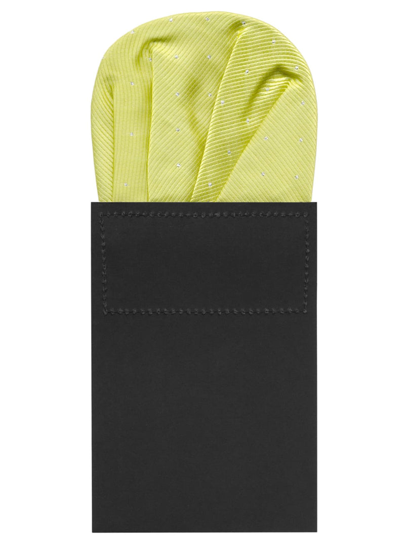 carton pañuelo bolsillo verde pistacho topitos plata