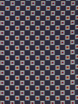 pañuelo cuello azul marino cuadrados fantasia