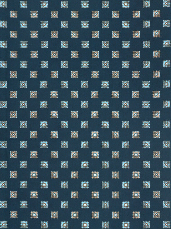 pañuelo cuello hombre azul marino fantasia
