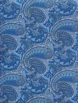 pañuelo cuello azul motivos cachemir