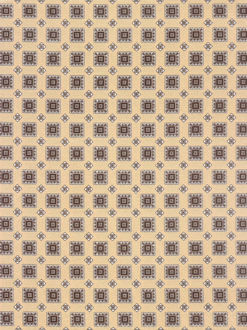 pañuelo cuello hombre beige cuadros fantasia
