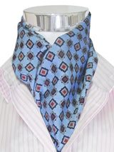 pañuelo cuello hombre azul celeste fantasia