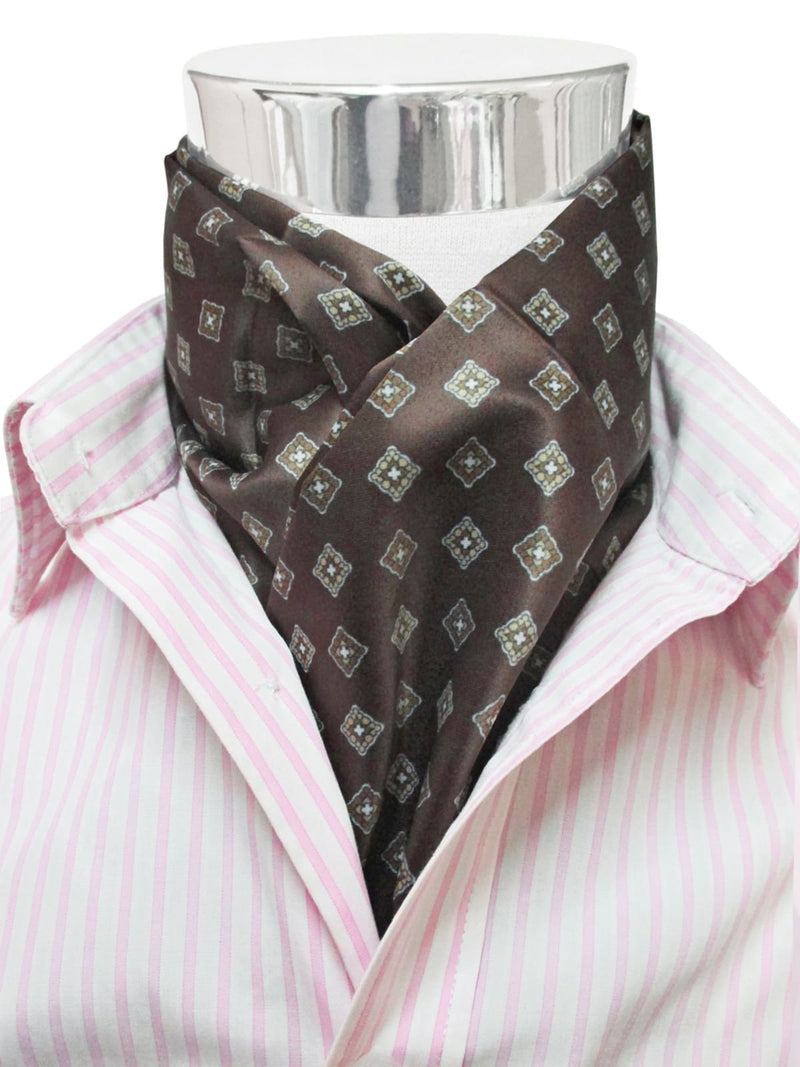 pañuelo cuello hombre marron fantasia