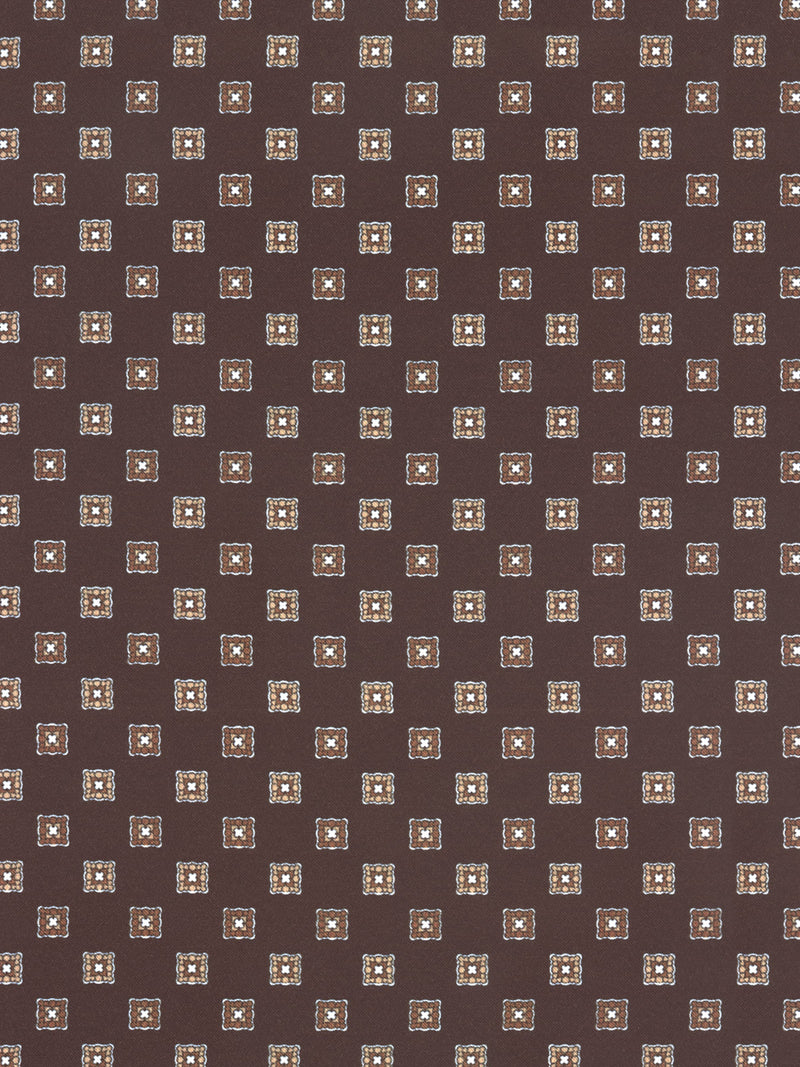 pañuelo cuello hombre marron fantasia