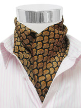 pañuelo cuello hombre negro amebas