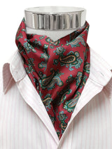 pañuelo cuello rojo amebas cachemir