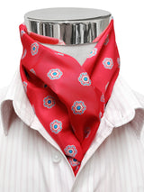 pañuelo cuello hombre rojo discos