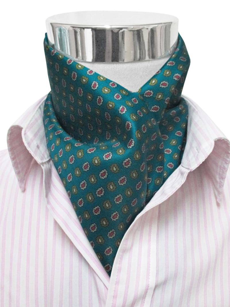 pañuelo cuello hombre verde fantasia