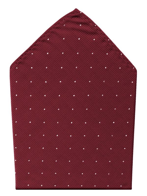 pañuelo bolsillo granate microtopos