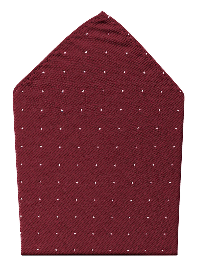 pañuelo bolsillo granate microtopos