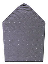 pañuelo bolsillo gris marengo microtopos