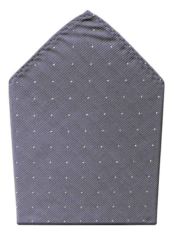 pañuelo bolsillo gris marengo microtopos