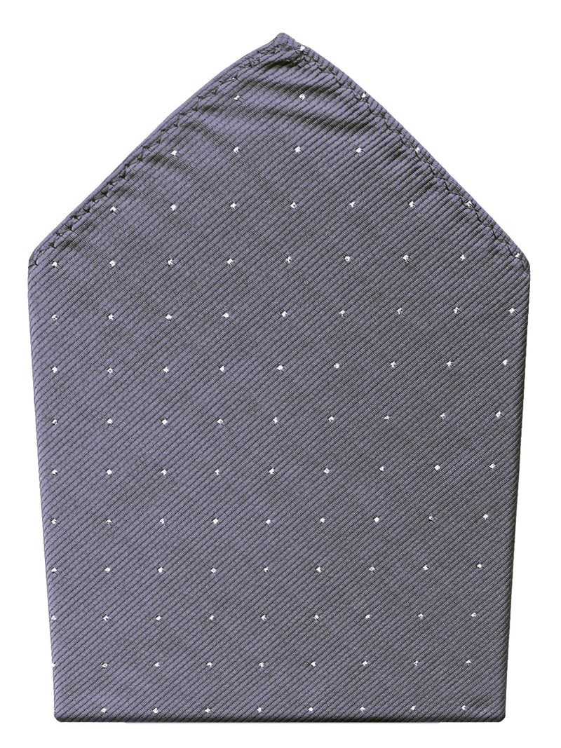 pañuelo bolsillo gris marengo microtopos