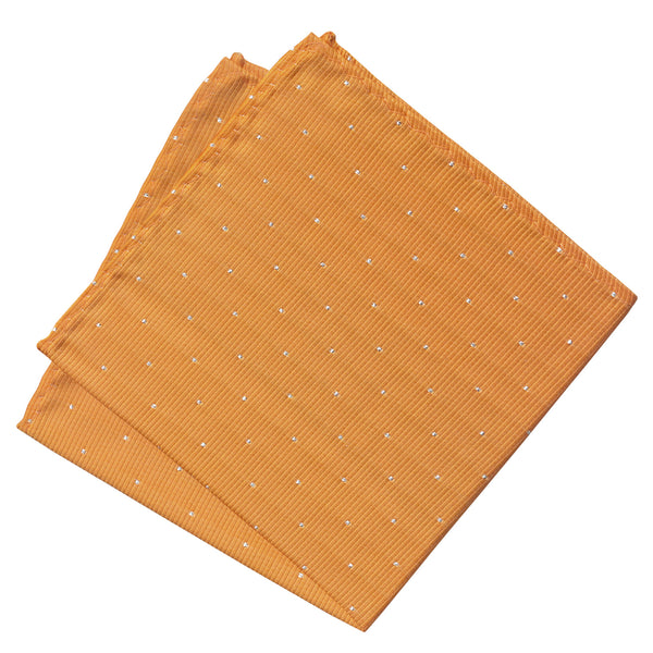 pañuelo bolsillo naranja microtopos