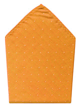 pañuelo bolsillo naranja microtopos