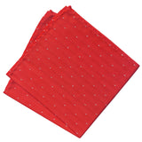 pañuelo bolsillo rojo microtopos