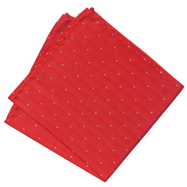pañuelo bolsillo rojo microtopos