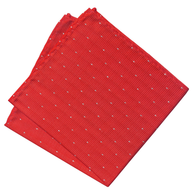 pañuelo bolsillo rojo microtopos
