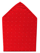 pañuelo bolsillo rojo microtopos