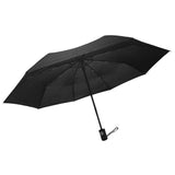 paraguas plegable mango recto negro